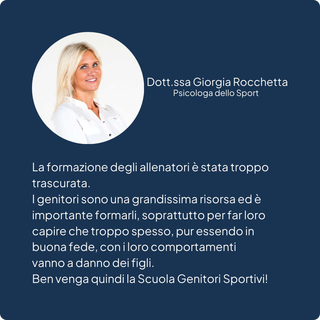 testimonianza società sportiva